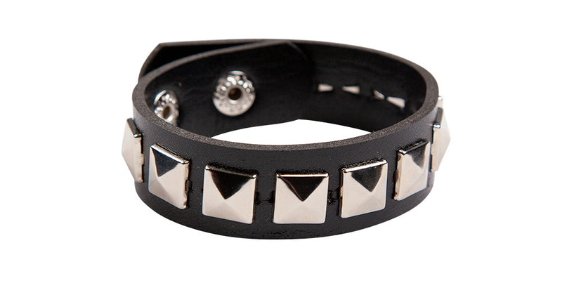 e-carnavalskleding-SYK Punk armbandje met studs