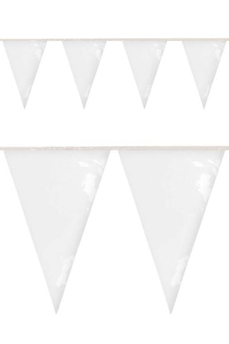 e-carnavalskleding-SYK PVC vlaggenlijn wit 10 meter