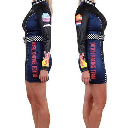 e-carnavalskleding-SYK Race pak Formule 1 Maxime dames