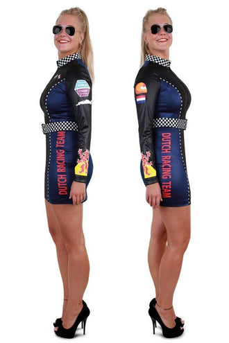 e-carnavalskleding-SYK Race pak Formule 1 Maxime dames