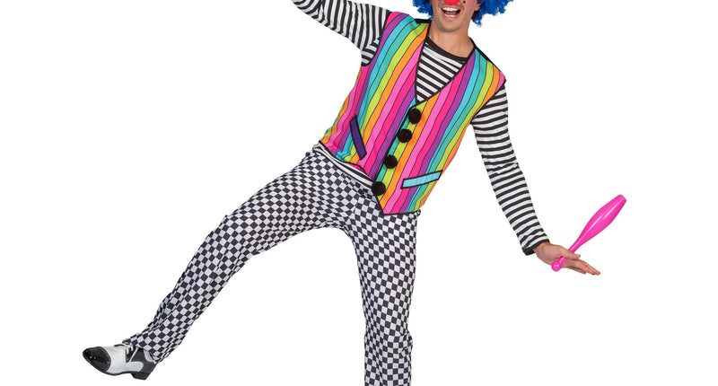 e-carnavalskleding-SYK Rainbow Clown