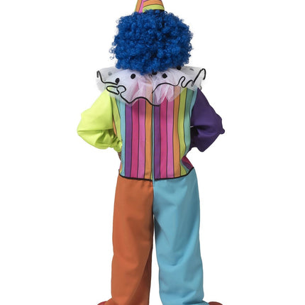 e-carnavalskleding-SYK Regenboog clown pak kinderen unisex