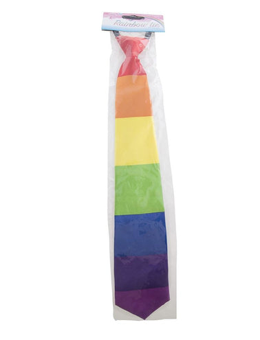 e-carnavalskleding-SYK Regenboog stropdas