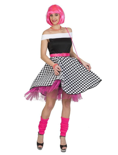 e-carnavalskleding-SYK Rock en roll rok Fenna dames