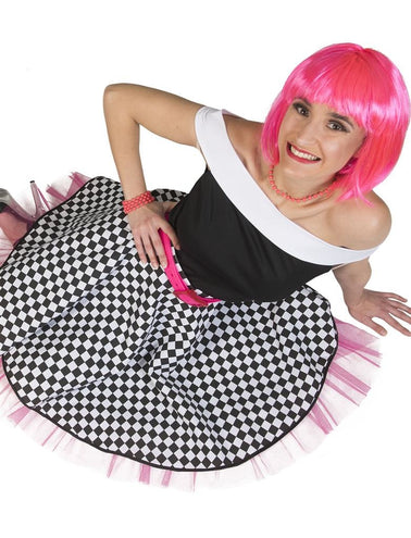 e-carnavalskleding-SYK Rock en roll rok Fenna dames