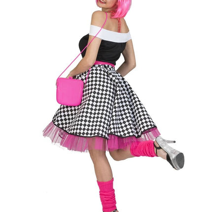e-carnavalskleding-SYK Rock en roll rok Fenna dames