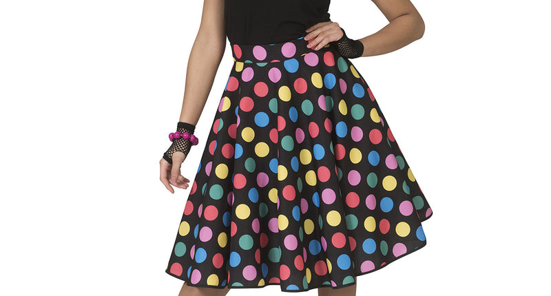 e-carnavalskleding-SYK Rock en roll rok Hotty Dotty dames