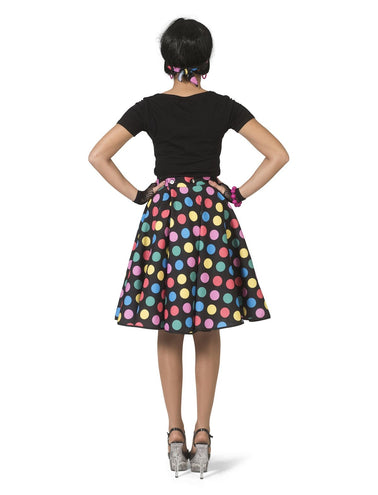 e-carnavalskleding-SYK Rock en roll rok Hotty Dotty dames