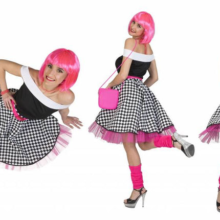 e-carnavalskleding-SYK Rock en roll topje Fenna dames