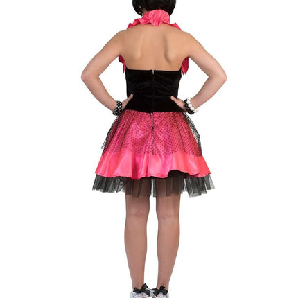 e-carnavalskleding-SYK Rock'n Roll jurk roze
