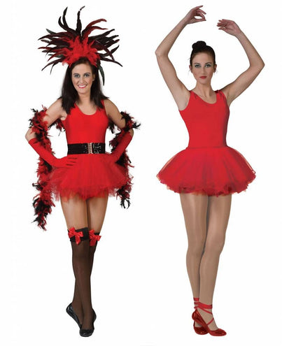 e-carnavalskleding-SYK Rode ballerina jurkjes
