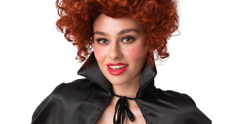 e-carnavalskleding-SYK Rode queen of hearts pruik