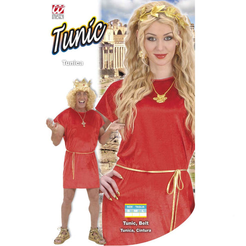 e-carnavalskleding-SYK Romeins jurkje rood Medium