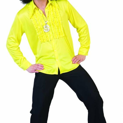 e-carnavalskleding-SYK Rouche blouse geel