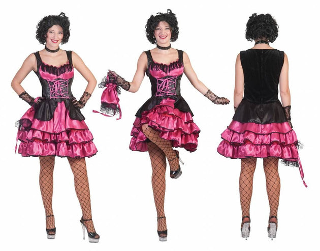 e-carnavalskleding-SYK Roze Can Can jurkjes voor party's