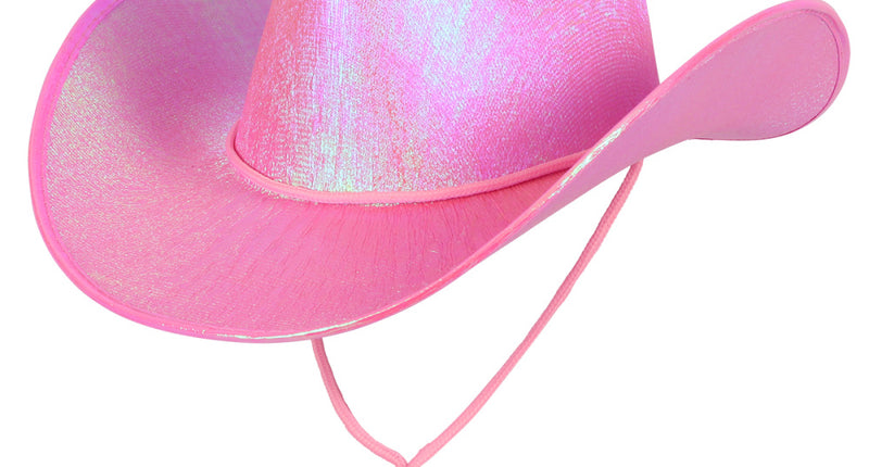 e-carnavalskleding-SYK Roze cowboyhoed glitter
