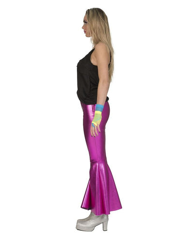 e-carnavalskleding-SYK Roze Fuchsia disco Fever broek dames