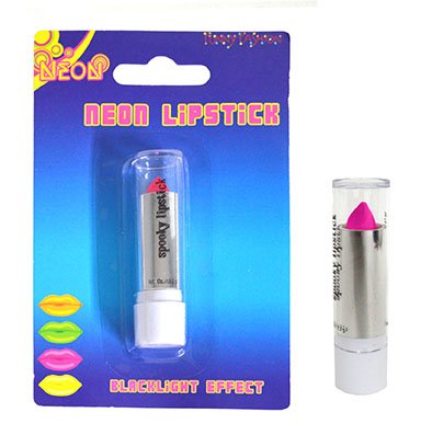 e-carnavalskleding-SYK Roze lippenstift fluor