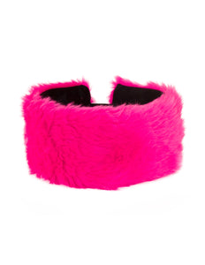 e-carnavalskleding-SYK Roze pluche hoofdband