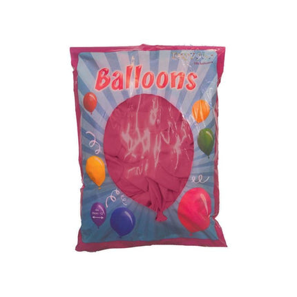 e-carnavalskleding-SYK Roze/Fuchsia latex ballonnen 100st.