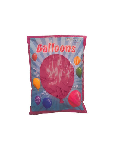 e-carnavalskleding-SYK Roze/Fuchsia latex ballonnen 100st.