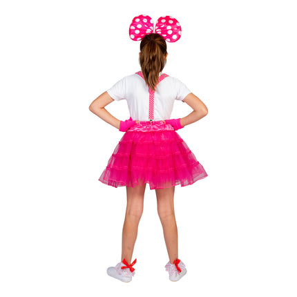e-carnavalskleding-SYK Roze/Fuchsia tule rok Sterre kinderen