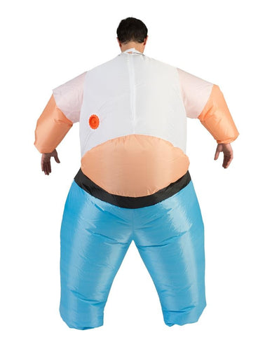 e-carnavalskleding-SYK Ruig Opblaasbaar Personal Trainer pak