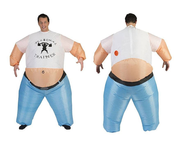 e-carnavalskleding-SYK Ruig Opblaasbaar Personal Trainer pak