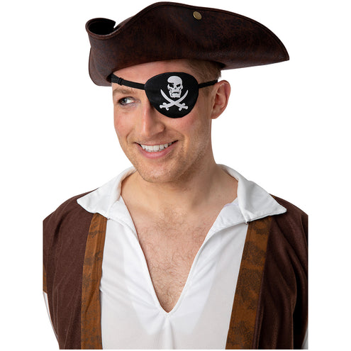 e-carnavalskleding-SYK Satijnen piraten ooglapje Derk