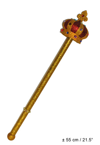 e-carnavalskleding-SYK Scepter koning Willem met glitters