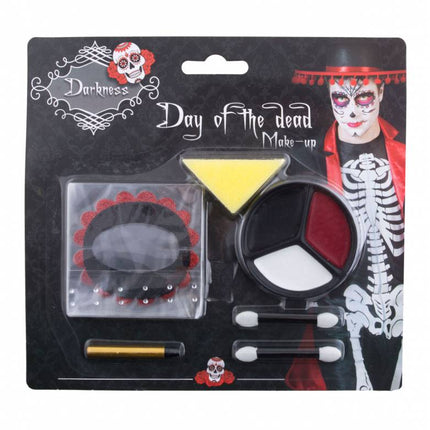 e-carnavalskleding-SYK Schmink set make-up Day of the Dead
