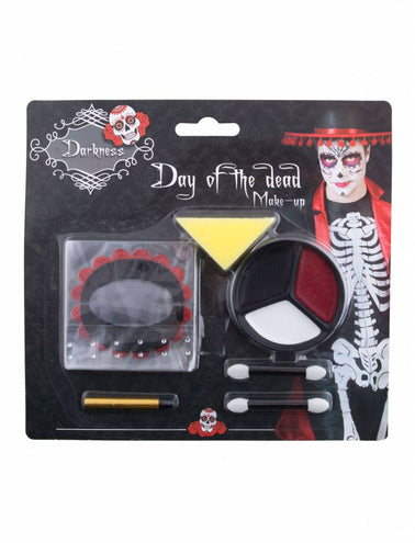 e-carnavalskleding-SYK Schmink set make-up Day of the Dead