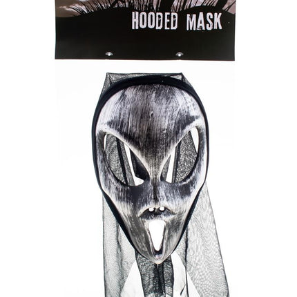 e-carnavalskleding-SYK Screammasker met capuchon