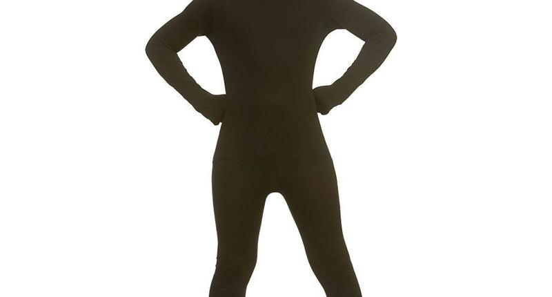 e-carnavalskleding-SYK Second skin pak zwart kids