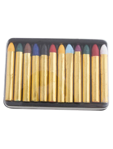 e-carnavalskleding-SYK Set van 12 make-up stiften