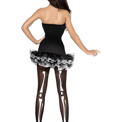 e-carnavalskleding-SYK Sexy skelet pak dames