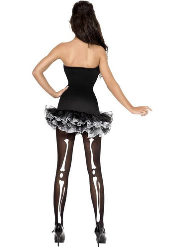 e-carnavalskleding-SYK Sexy skelet pak dames