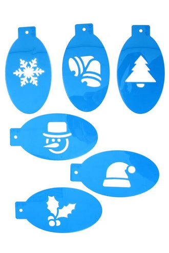 e-carnavalskleding-SYK Sjabloonset Kerst 6 stuks