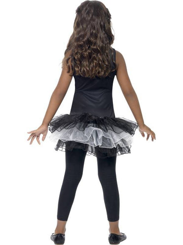e-carnavalskleding-SYK Skeleton tutu kostuum meiden