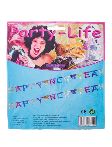 e-carnavalskleding-SYK Slinger Happy New Year fel gekleurd