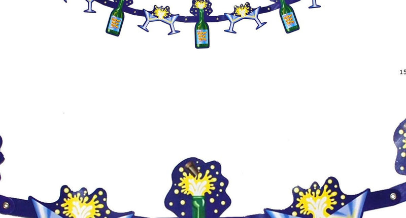 e-carnavalskleding-SYK Slinger happy New Year met bubbeldrank