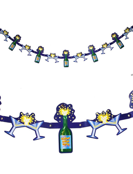 e-carnavalskleding-SYK Slinger happy New Year met bubbeldrank