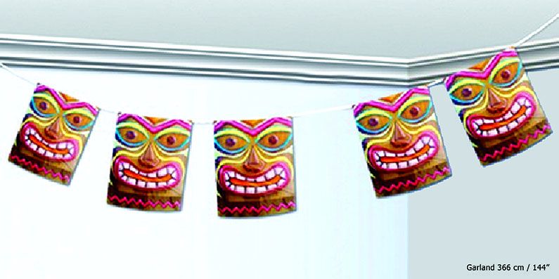 e-carnavalskleding-SYK Slinger Hawaii met gezichten