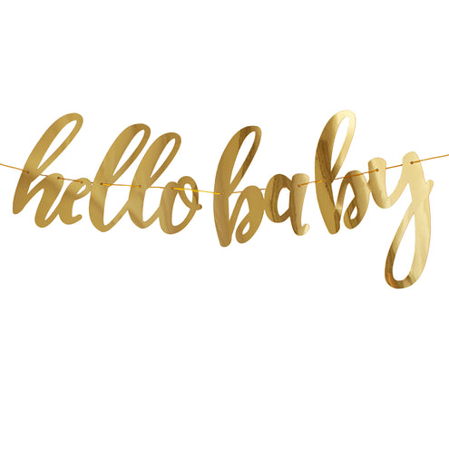 e-carnavalskleding-SYK Slinger "Hello Baby" 360cm goud
