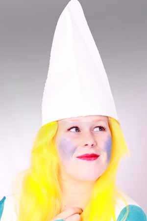 e-carnavalskleding-SYK Smurfenmuts wit