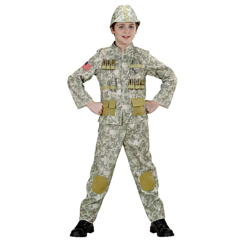 e-carnavalskleding-SYK Soldaten pak Stef kinderen 140cm