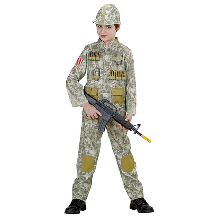 e-carnavalskleding-SYK Soldaten pak Stef kinderen 140cm