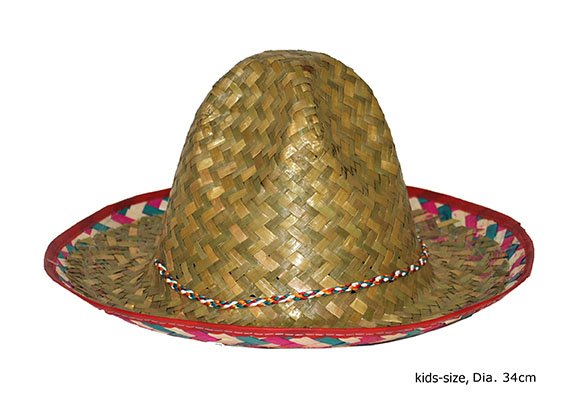 e-carnavalskleding-SYK Sombrero kind gekleurde band