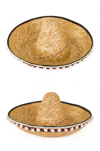 e-carnavalskleding-SYK Sombrero luxe 45 cm met balletjes