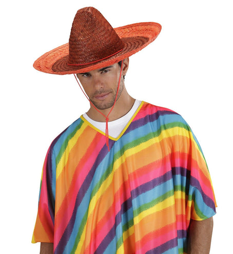 e-carnavalskleding-SYK Sombrero oranje Viva Mexico